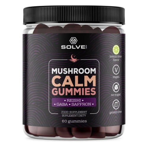 Solve Labs - Mushroom Calm Gummies - 60 szt. Solve Labs - Mushroom Calm Gummies - 60 szt.